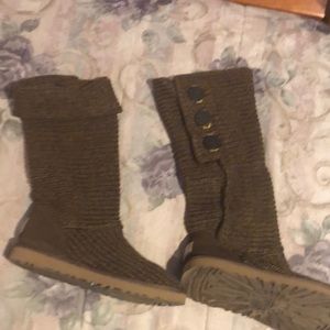 Ugg’s cloth brown boots size10